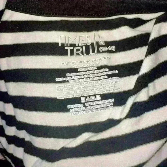 Time & Tru Striped Dress - Picture 2 of 2